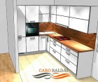 Virtuvės baldų projektas 13. Caro Baldai